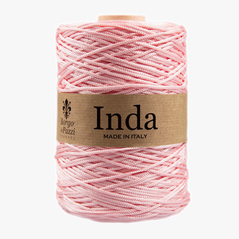 cordino per borse uncinetto rosa baby