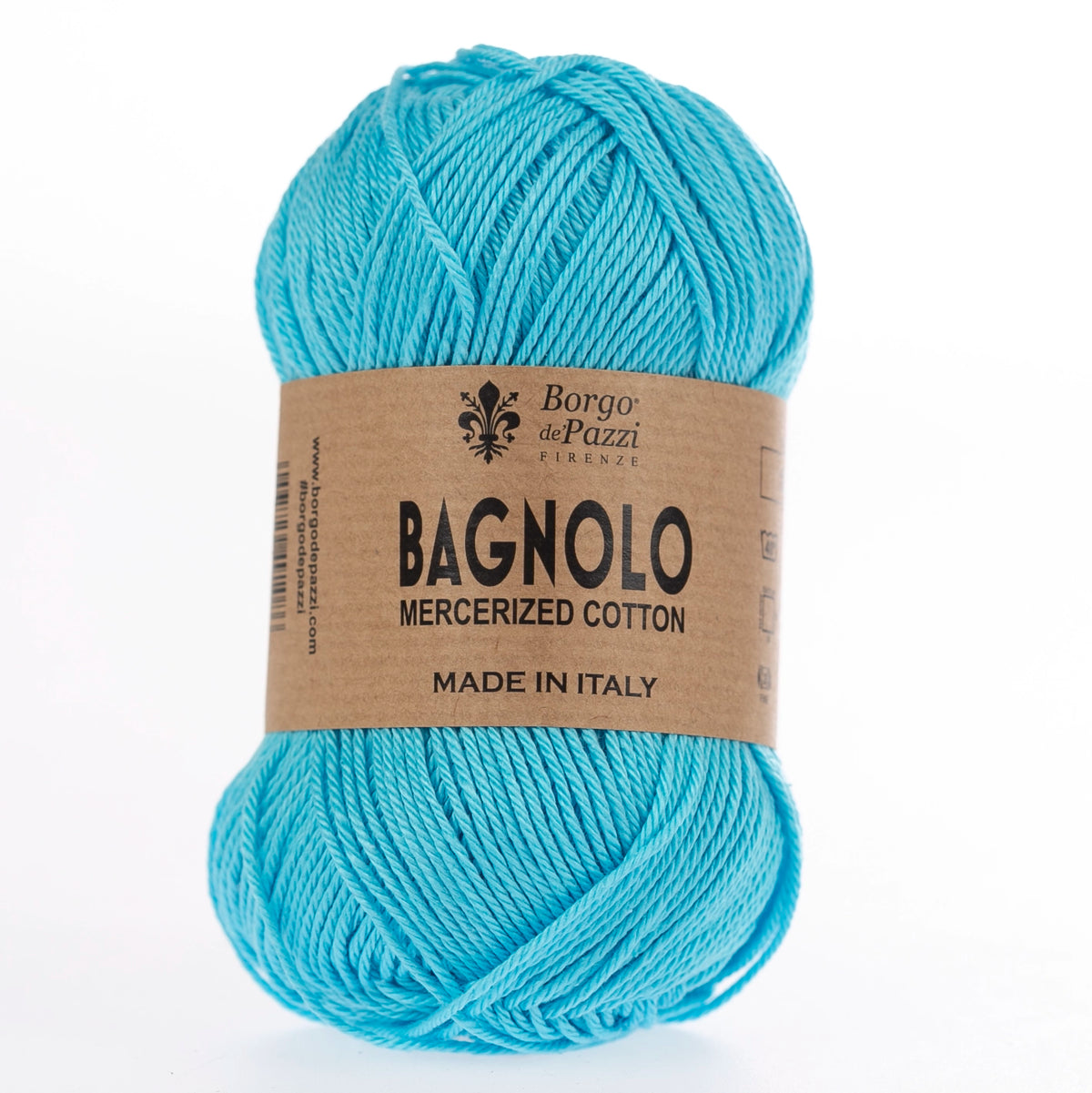 Bagnolo Filato 100% Cotone Gasato Mercerizzato Made in Italy – Confezione 5 Gomitoli da 50 g (125 m)