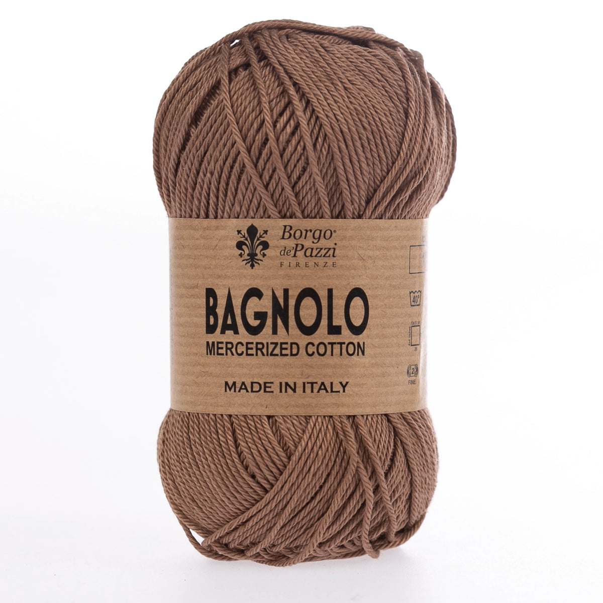 Bagnolo Filato 100% Cotone Gasato Mercerizzato Made in Italy – Confezione 5 Gomitoli da 50 g (125 m)