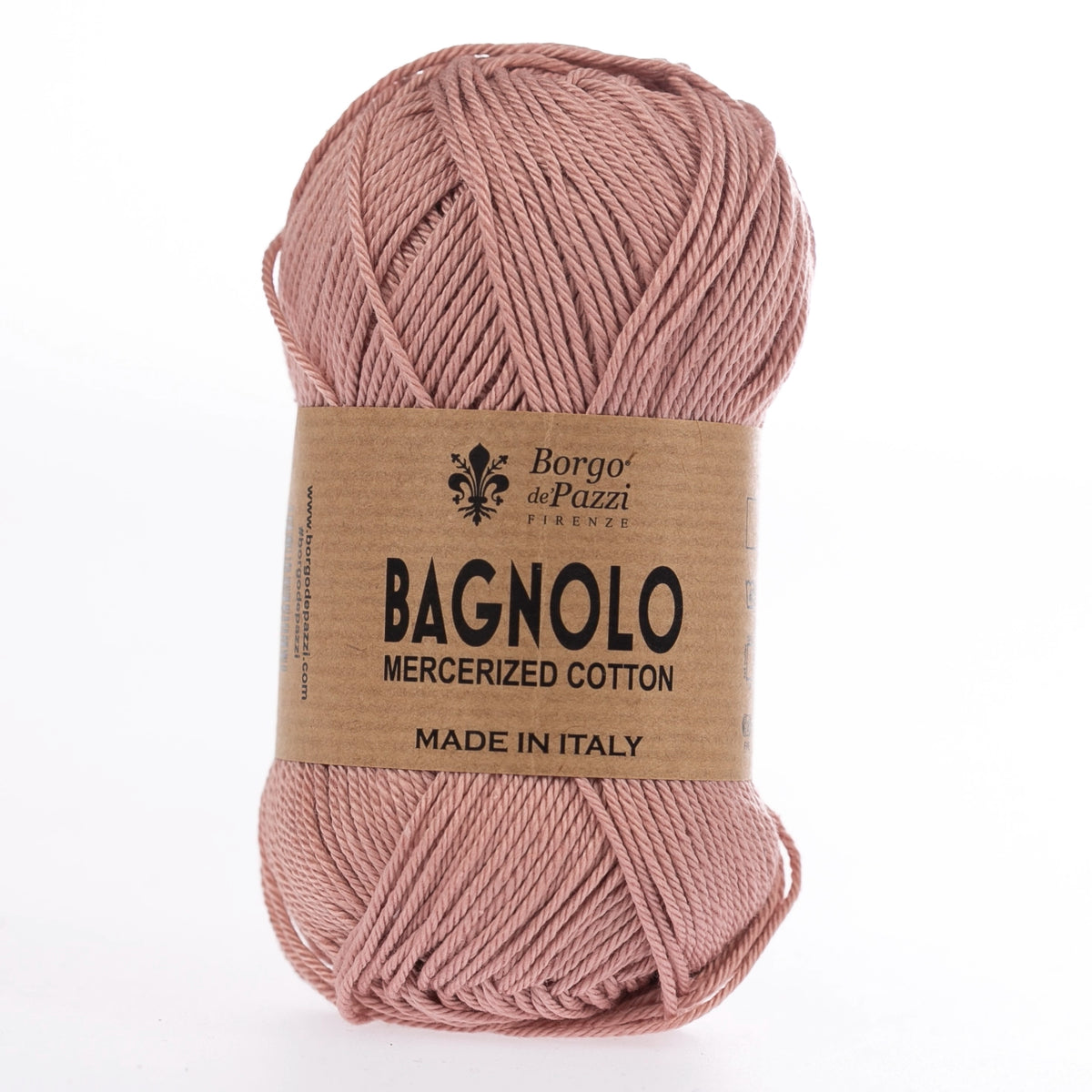 Bagnolo Filato 100% Cotone Gasato Mercerizzato Made in Italy – Confezione 5 Gomitoli da 50 g (125 m)