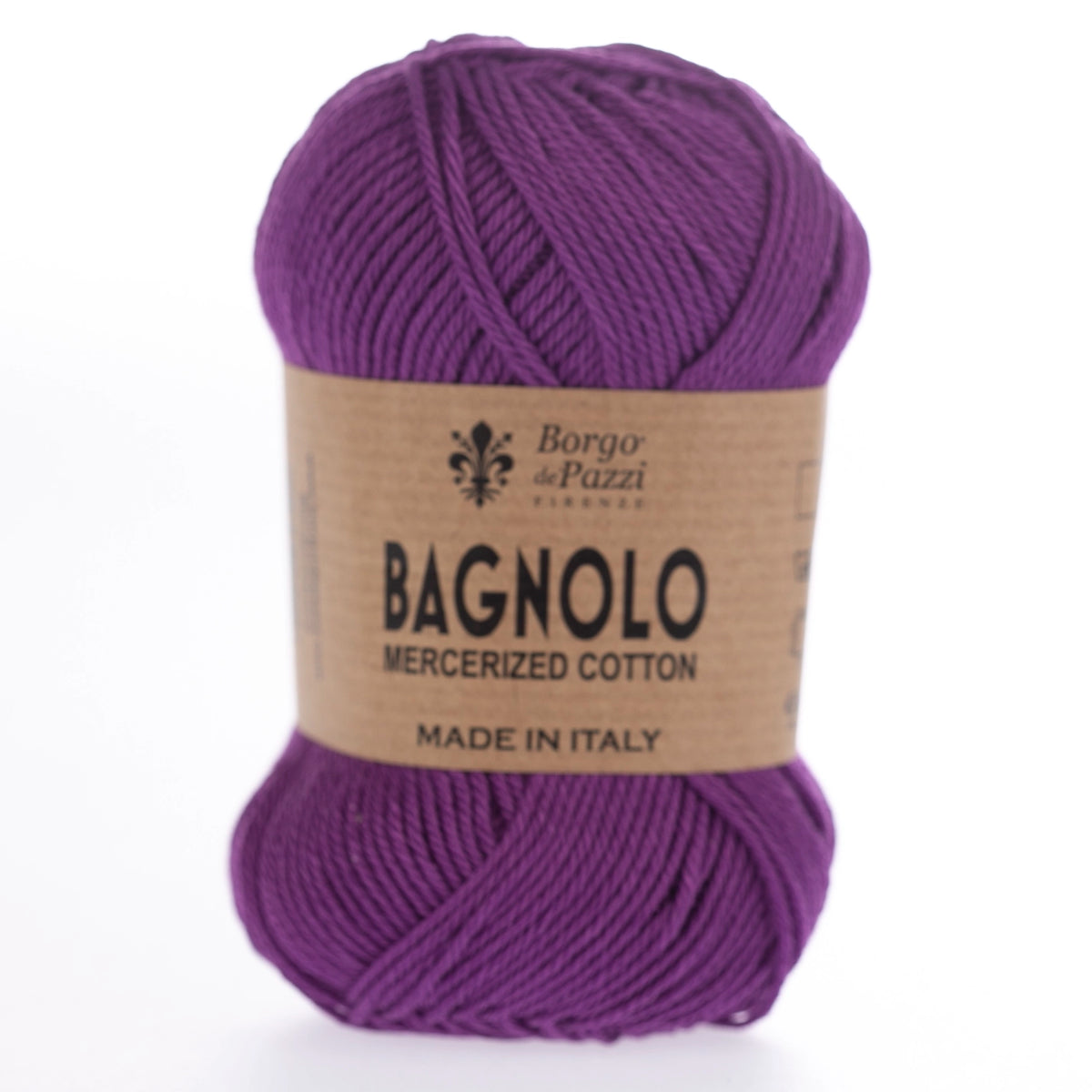 Bagnolo Filato 100% Cotone Gasato Mercerizzato Made in Italy – Confezione 5 Gomitoli da 50 g (125 m)