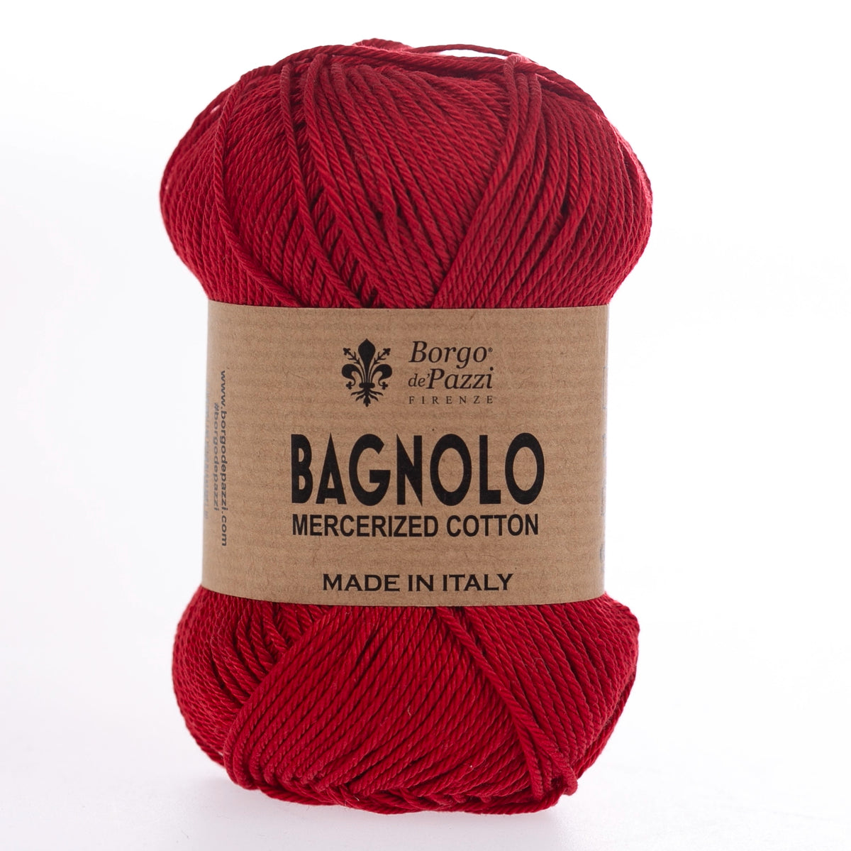 Bagnolo Filato 100% Cotone Gasato Mercerizzato Made in Italy – Confezione 5 Gomitoli da 50 g (125 m)