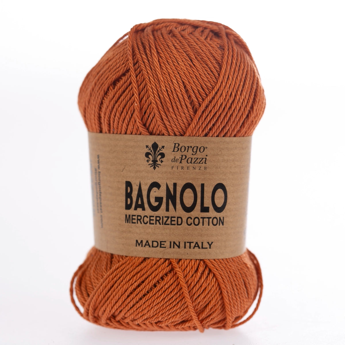 Bagnolo Filato 100% Cotone Gasato Mercerizzato Made in Italy – Confezione 5 Gomitoli da 50 g (125 m)