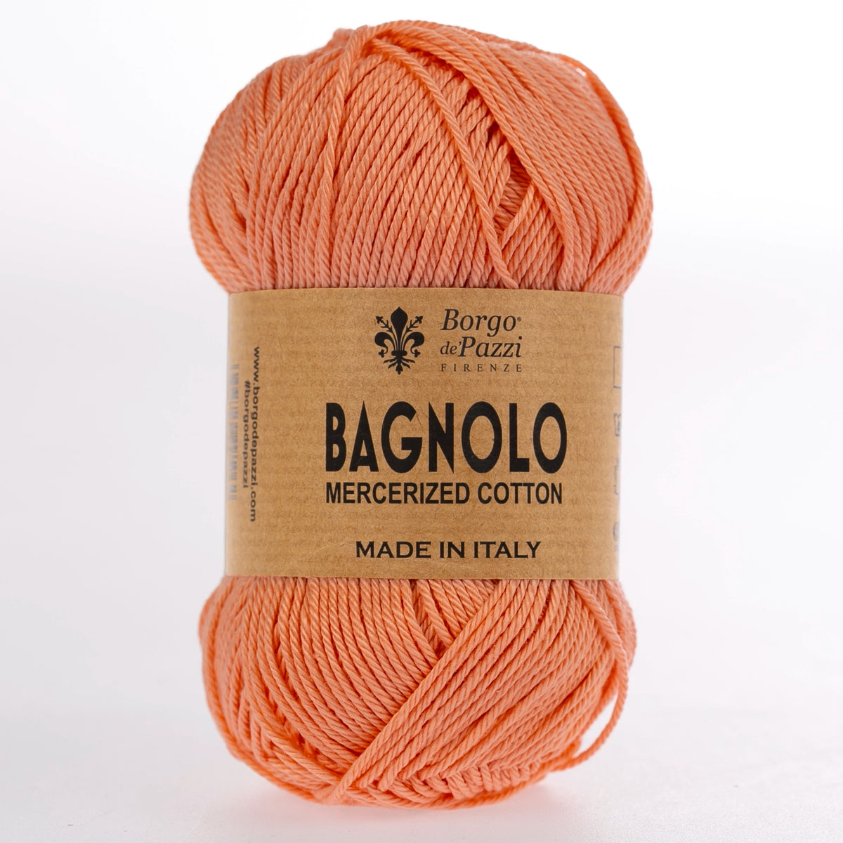 Bagnolo Filato 100% Cotone Gasato Mercerizzato Made in Italy – Confezione 5 Gomitoli da 50 g (125 m)
