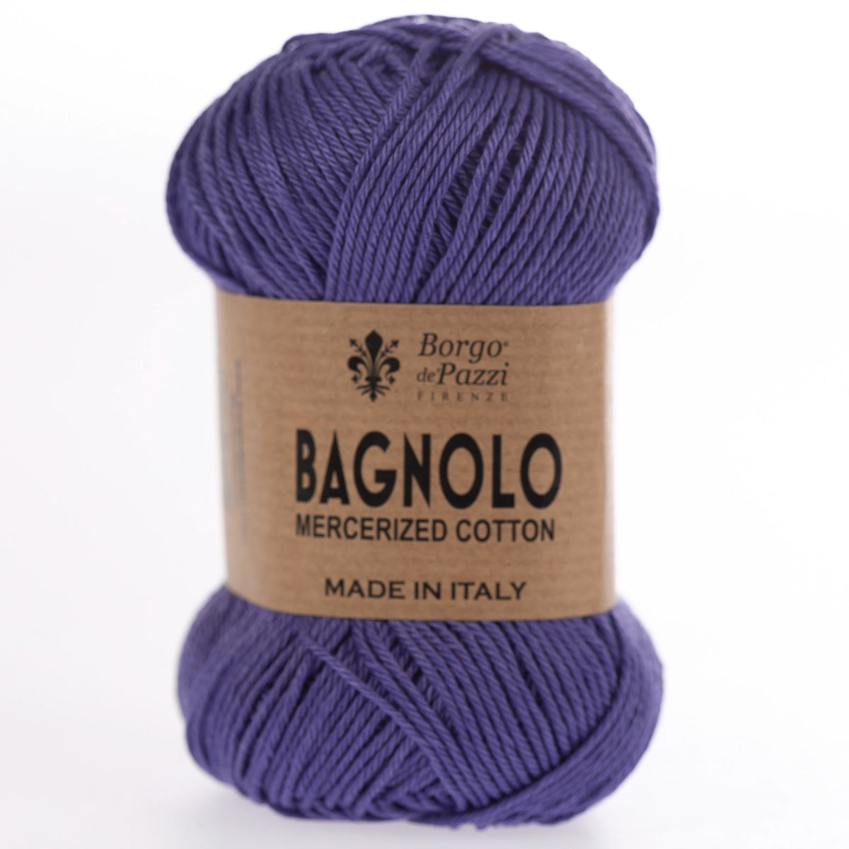 Bagnolo Filato 100% Cotone Gasato Mercerizzato Made in Italy – Confezione 5 Gomitoli da 50 g (125 m)