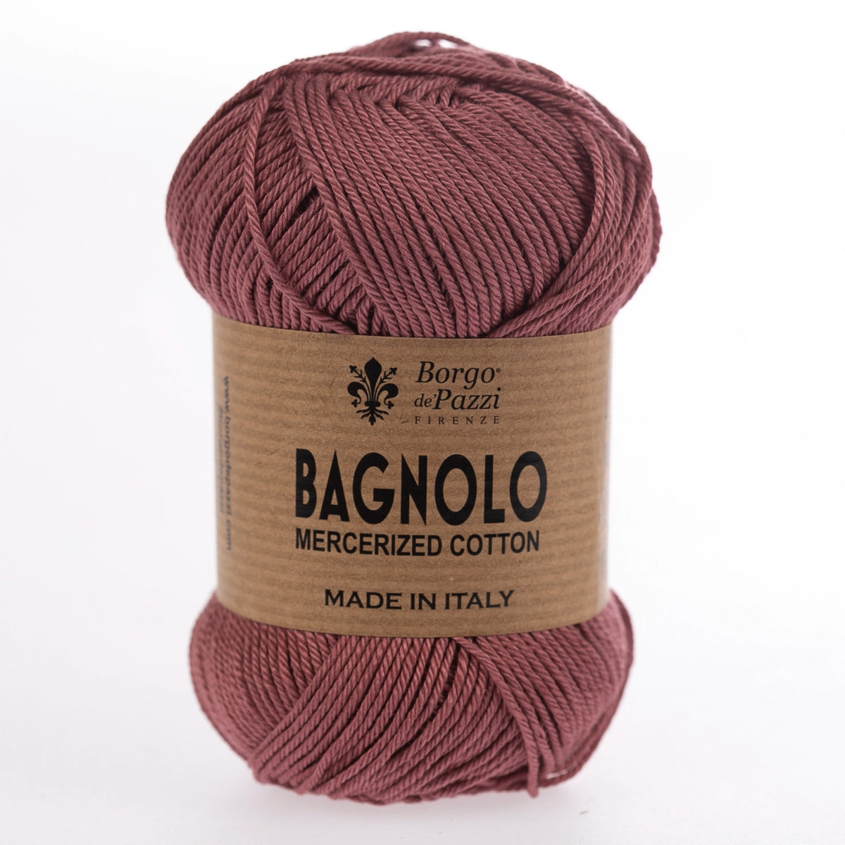 Bagnolo Filato 100% Cotone Gasato Mercerizzato Made in Italy – Confezione 5 Gomitoli da 50 g (125 m)
