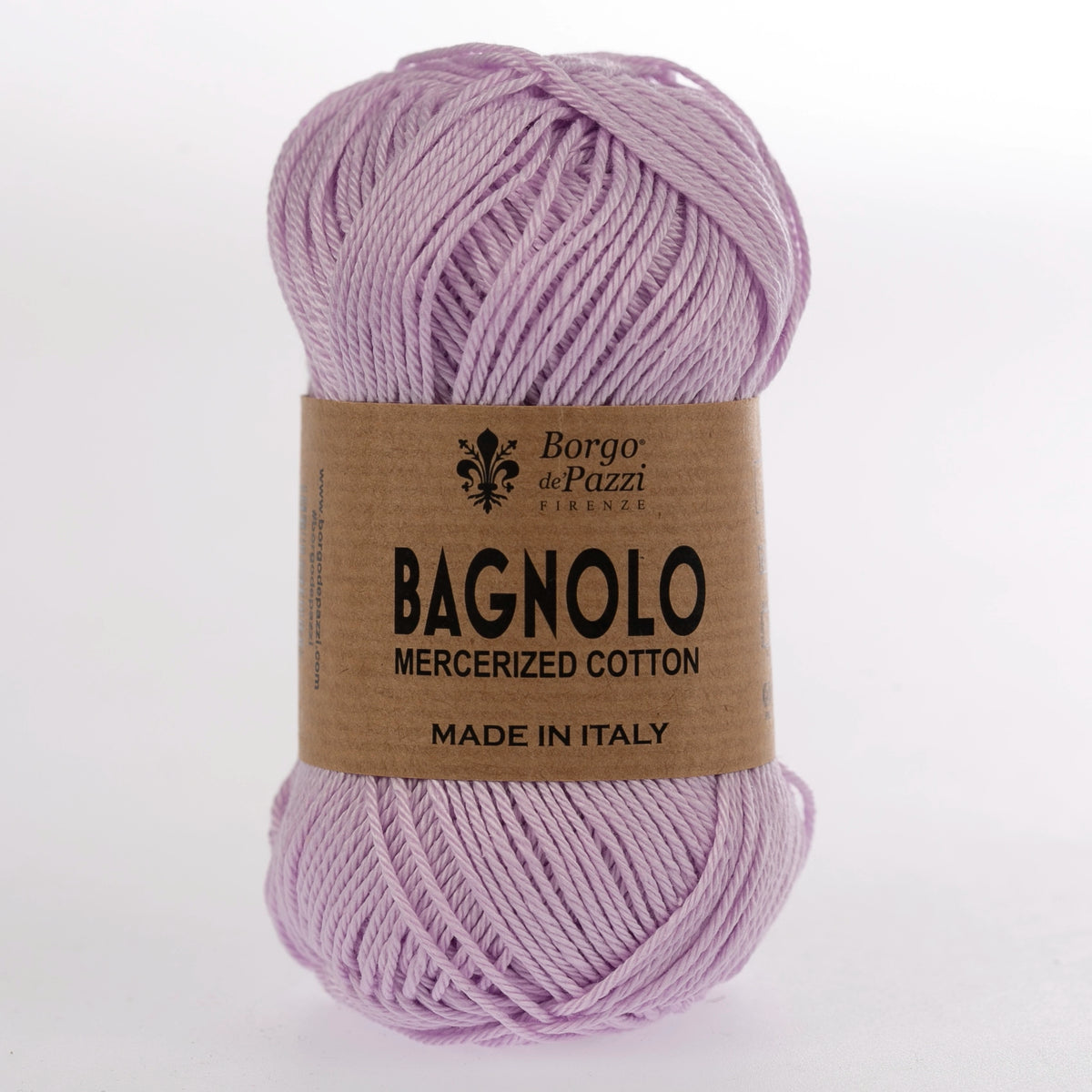 Bagnolo Filato 100% Cotone Gasato Mercerizzato Made in Italy – Confezione 5 Gomitoli da 50 g (125 m)