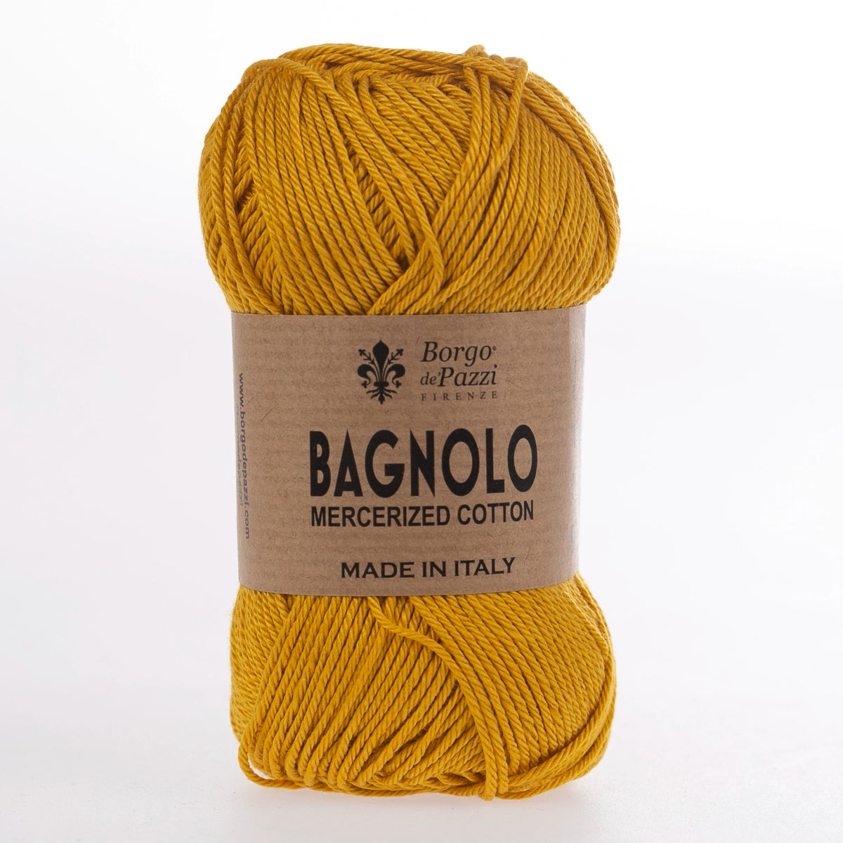 Bagnolo Filato 100% Cotone Gasato Mercerizzato Made in Italy – Confezione 5 Gomitoli da 50 g (125 m)