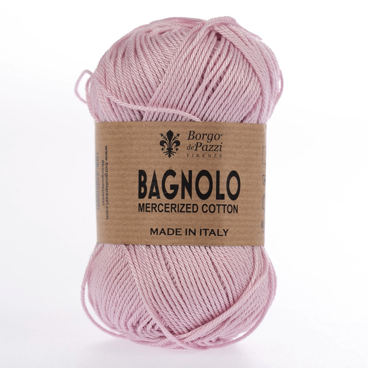 Bagnolo Filato 100% Cotone Gasato Mercerizzato Made in Italy – Confezione 5 Gomitoli da 50 g (125 m)