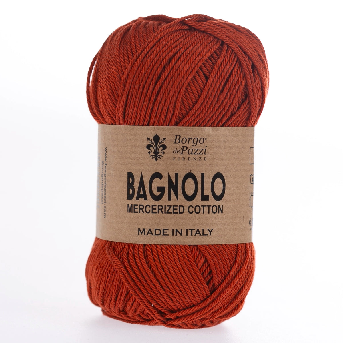 Bagnolo Filato 100% Cotone Gasato Mercerizzato Made in Italy – Confezione 5 Gomitoli da 50 g (125 m)