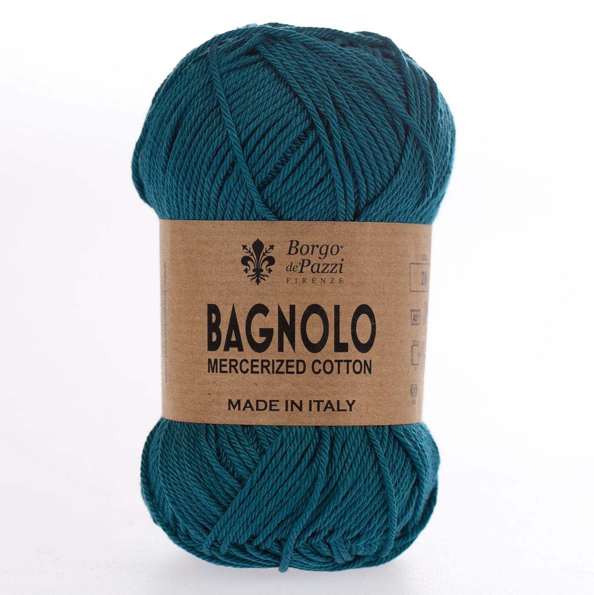 Bagnolo Filato 100% Cotone Gasato Mercerizzato Made in Italy – Confezione 5 Gomitoli da 50 g (125 m)