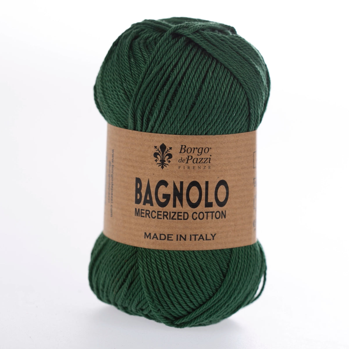 Bagnolo Filato 100% Cotone Gasato Mercerizzato Made in Italy – Confezione 5 Gomitoli da 50 g (125 m)