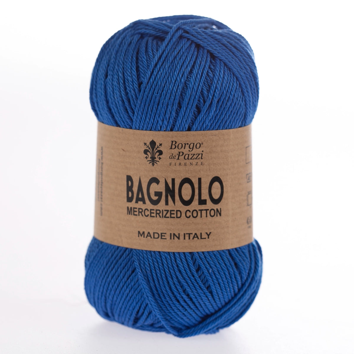Bagnolo Filato 100% Cotone Gasato Mercerizzato Made in Italy – Confezione 5 Gomitoli da 50 g (125 m)
