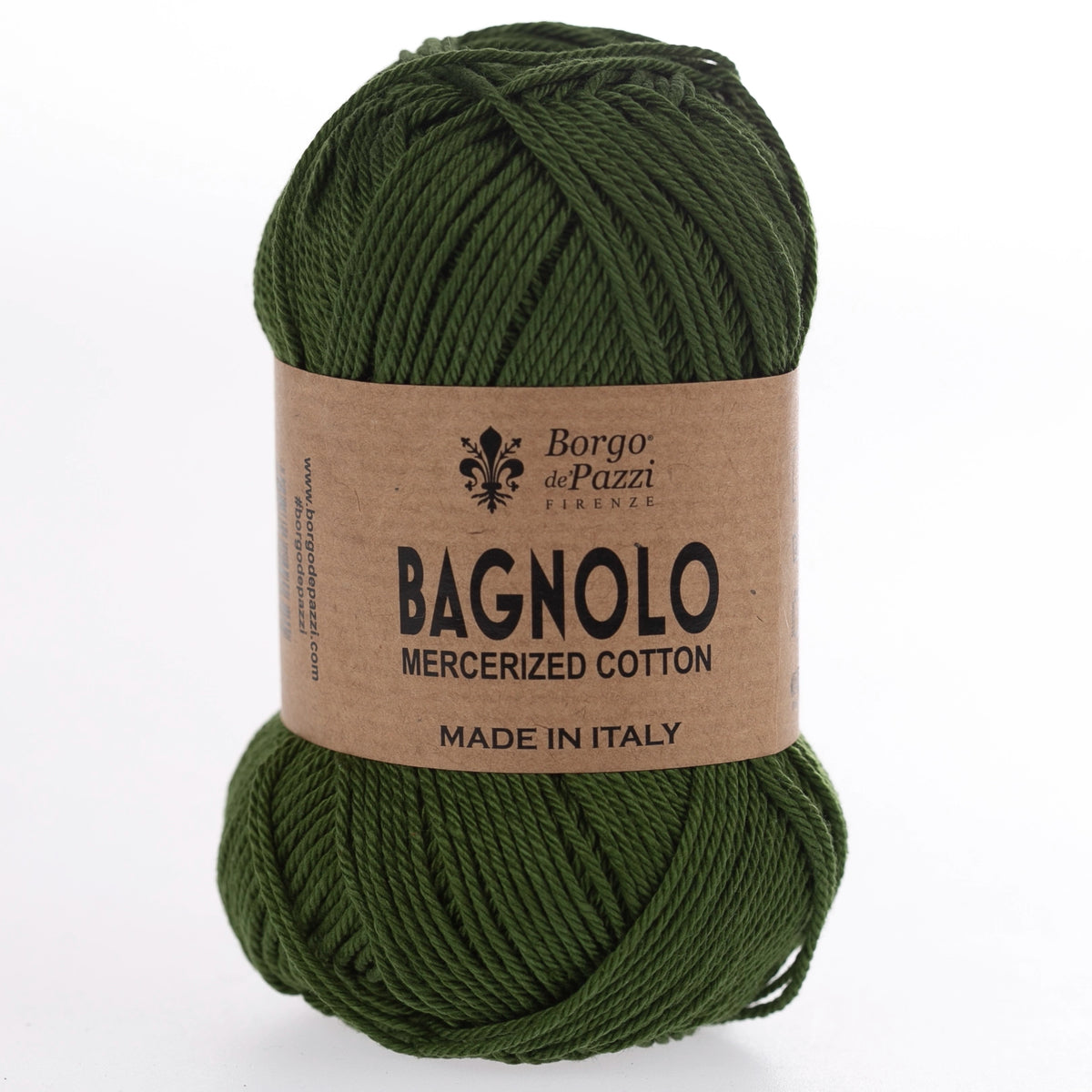 Bagnolo Filato 100% Cotone Gasato Mercerizzato Made in Italy – Confezione 5 Gomitoli da 50 g (125 m)