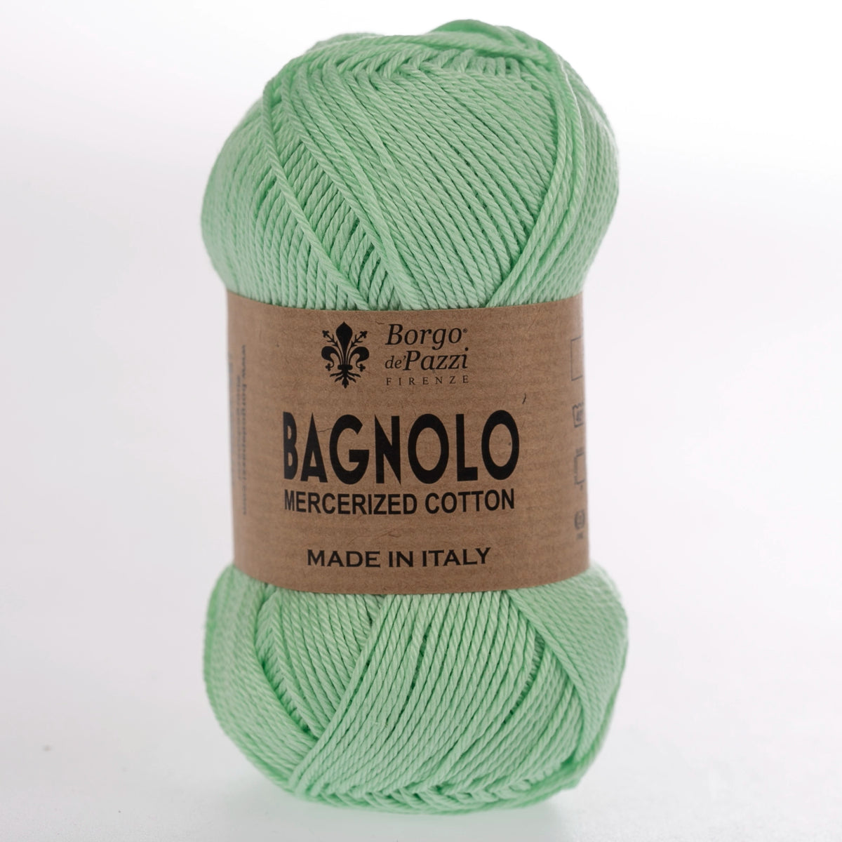 Bagnolo Filato 100% Cotone Gasato Mercerizzato Made in Italy – Confezione 5 Gomitoli da 50 g (125 m)