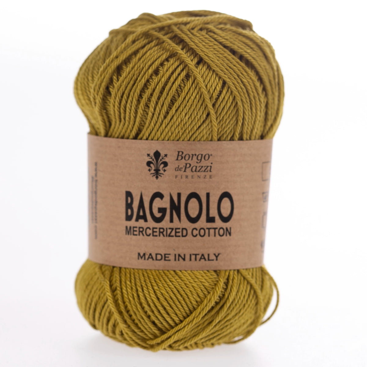 Bagnolo Filato 100% Cotone Gasato Mercerizzato Made in Italy – Confezione 5 Gomitoli da 50 g (125 m)
