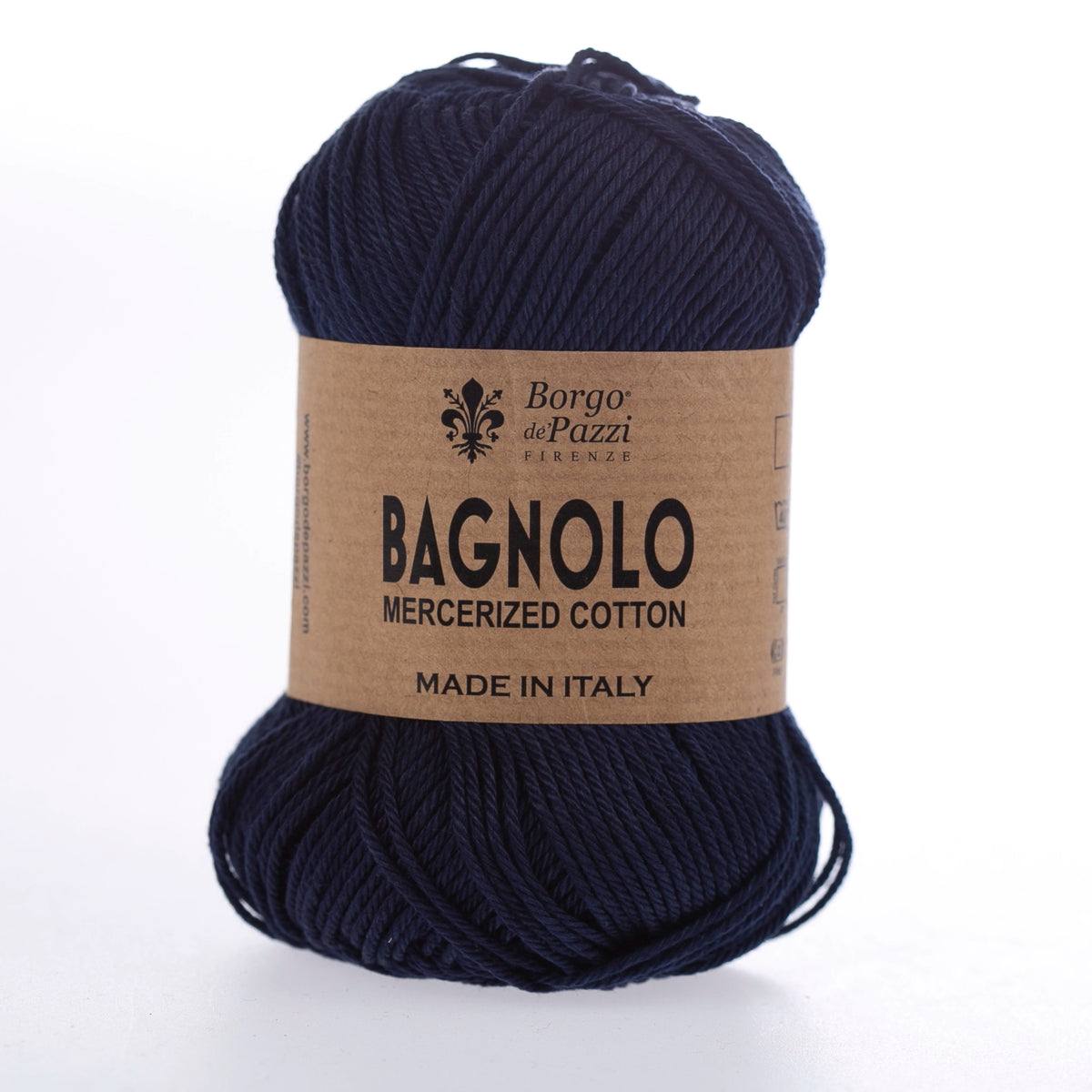 Bagnolo Filato 100% Cotone Gasato Mercerizzato Made in Italy – Confezione 5 Gomitoli da 50 g (125 m)