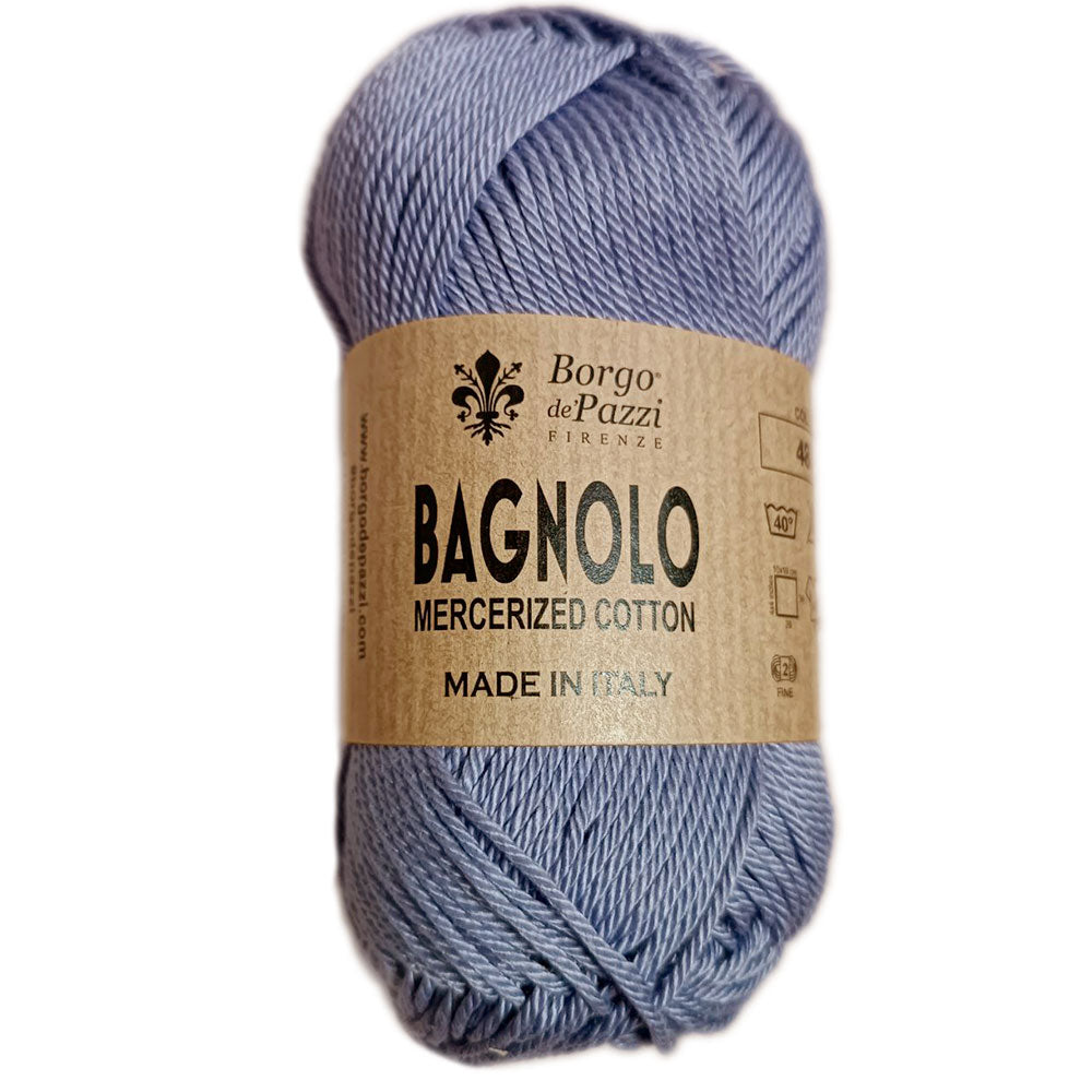 Bagnolo Filato 100% Cotone Gasato Mercerizzato Made in Italy – Confezione 5 Gomitoli da 50 g (125 m)