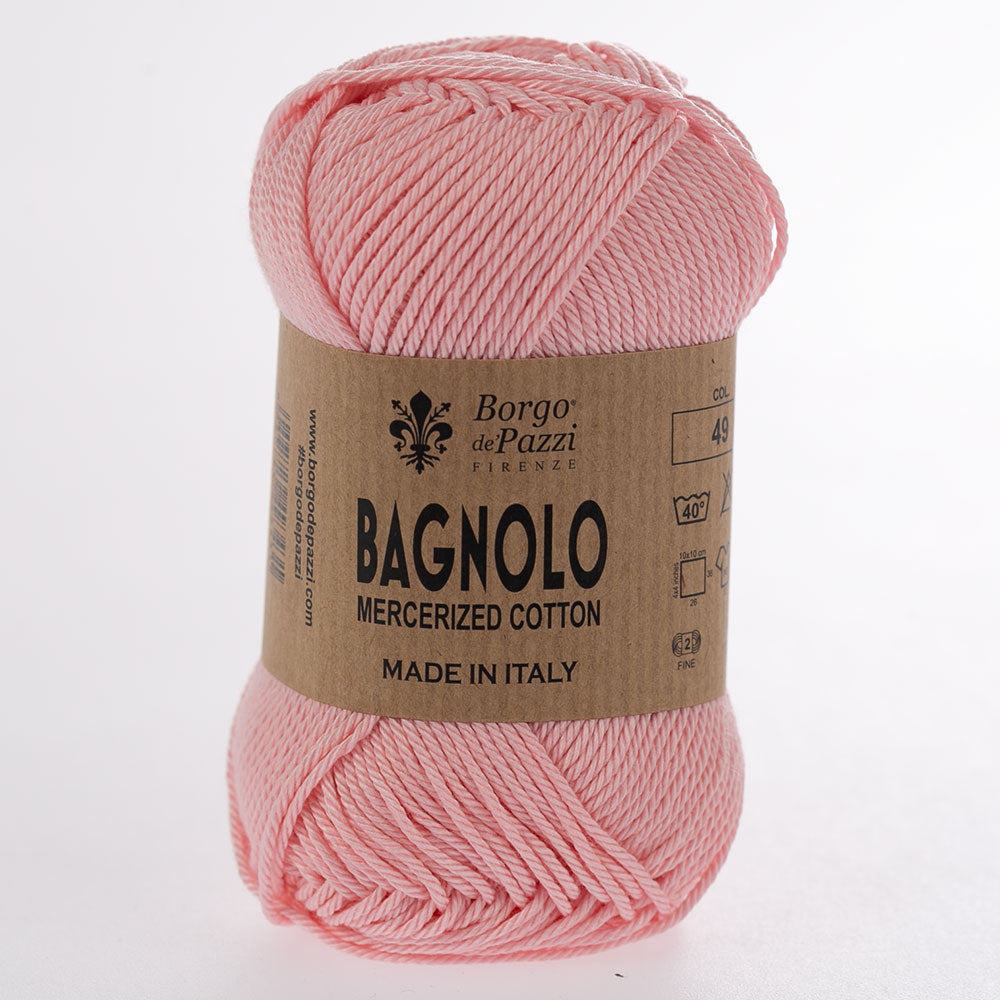 Bagnolo Filato 100% Cotone Gasato Mercerizzato Made in Italy – Confezione 5 Gomitoli da 50 g (125 m)