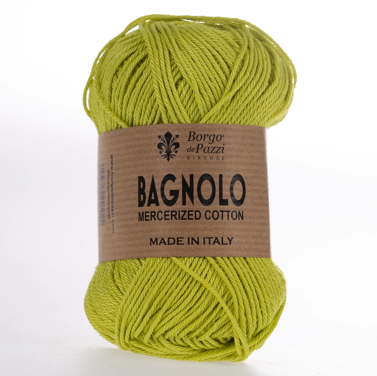 Bagnolo Filato 100% Cotone Gasato Mercerizzato Made in Italy – Confezione 5 Gomitoli da 50 g (125 m)