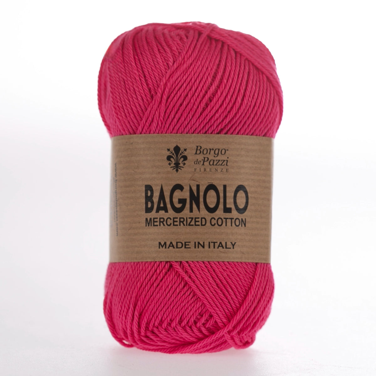 Bagnolo Filato 100% Cotone Gasato Mercerizzato Made in Italy – Confezione 5 Gomitoli da 50 g (125 m)