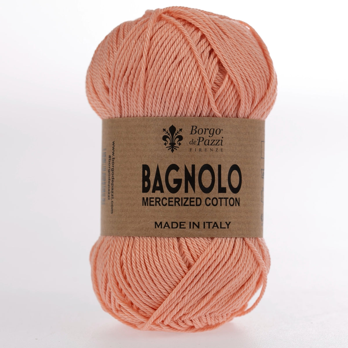 Bagnolo Filato 100% Cotone Gasato Mercerizzato Made in Italy – Confezione 5 Gomitoli da 50 g (125 m)