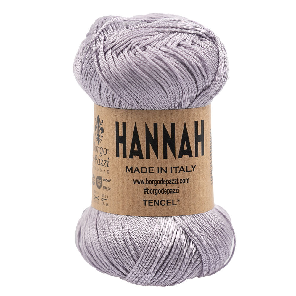 "Hannah" Filato Lyocell 100% ideale per Maglia e Uncinetto – 5 gomitoli da 50 grammi – Morbido, traspirante, fresco ed eco sostenibile