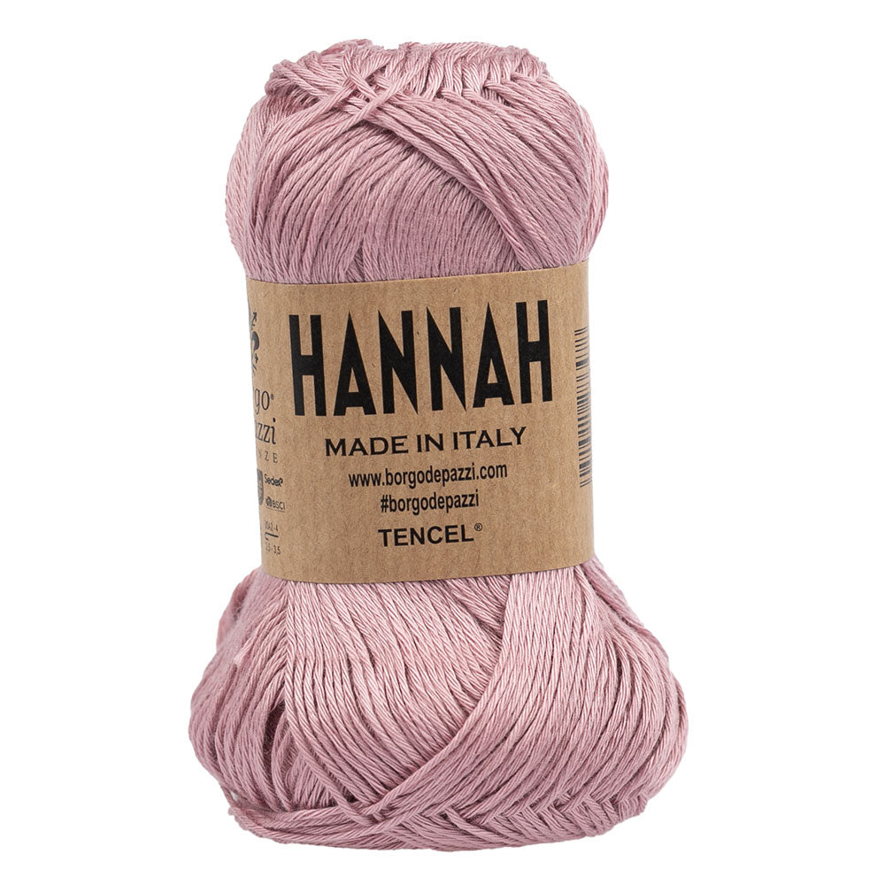"Hannah" Filato Lyocell 100% ideale per Maglia e Uncinetto – 5 gomitoli da 50 grammi – Morbido, traspirante, fresco ed eco sostenibile