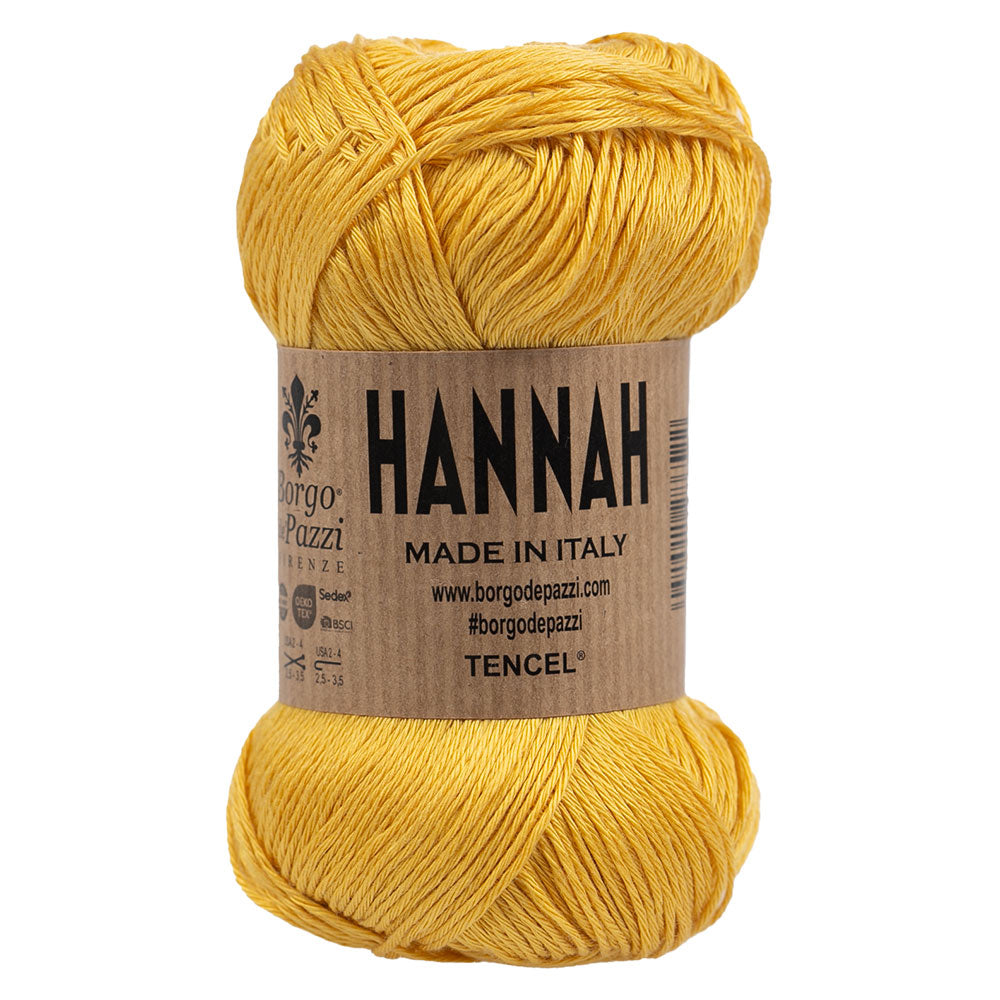 "Hannah" Filato Lyocell 100% ideale per Maglia e Uncinetto – 5 gomitoli da 50 grammi – Morbido, traspirante, fresco ed eco sostenibile