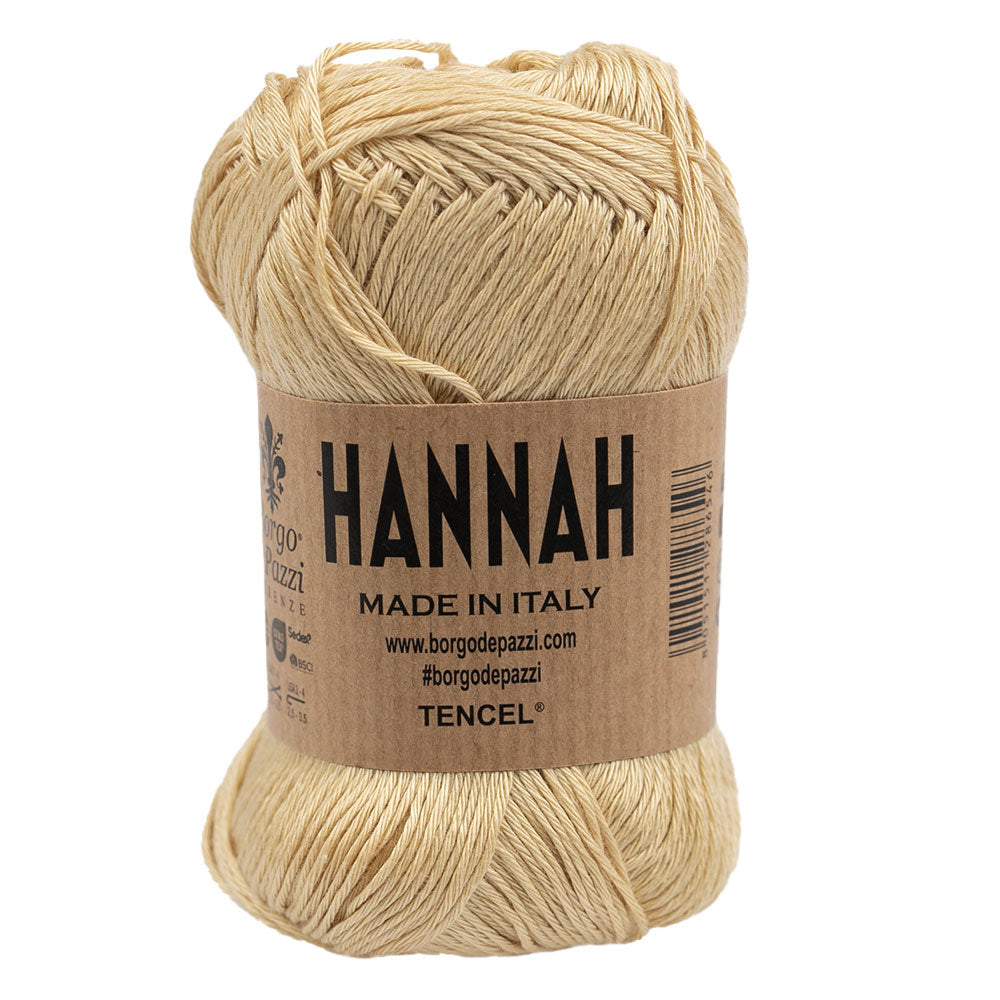 "Hannah" Filato Lyocell 100% ideale per Maglia e Uncinetto – 5 gomitoli da 50 grammi – Morbido, traspirante, fresco ed eco sostenibile
