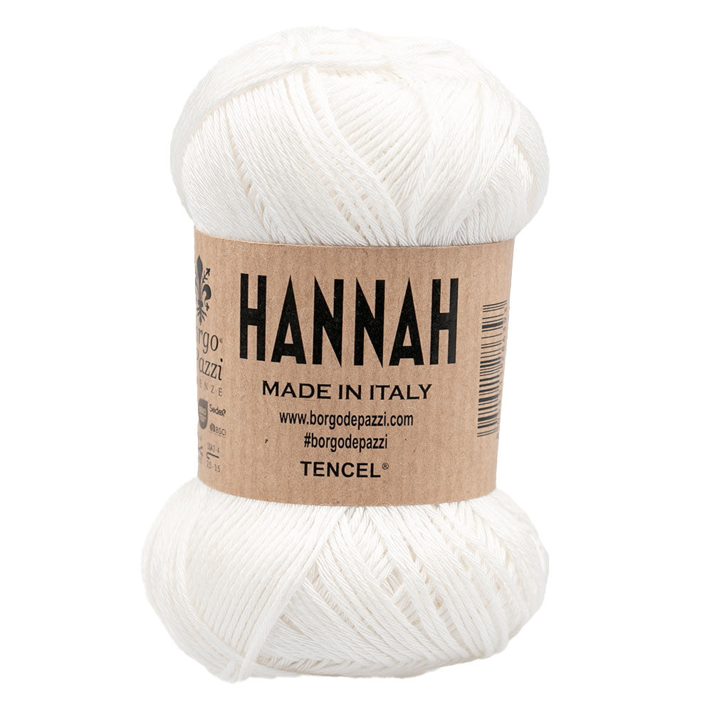 "Hannah" Filato Lyocell 100% ideale per Maglia e Uncinetto – 5 gomitoli da 50 grammi – Morbido, traspirante, fresco ed eco sostenibile
