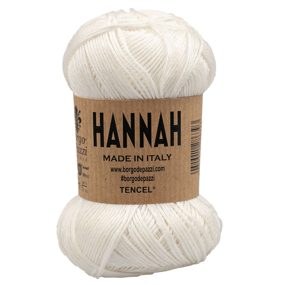"Hannah" Filato Lyocell 100% ideale per Maglia e Uncinetto – 5 gomitoli da 50 grammi – Morbido, traspirante, fresco ed eco sostenibile
