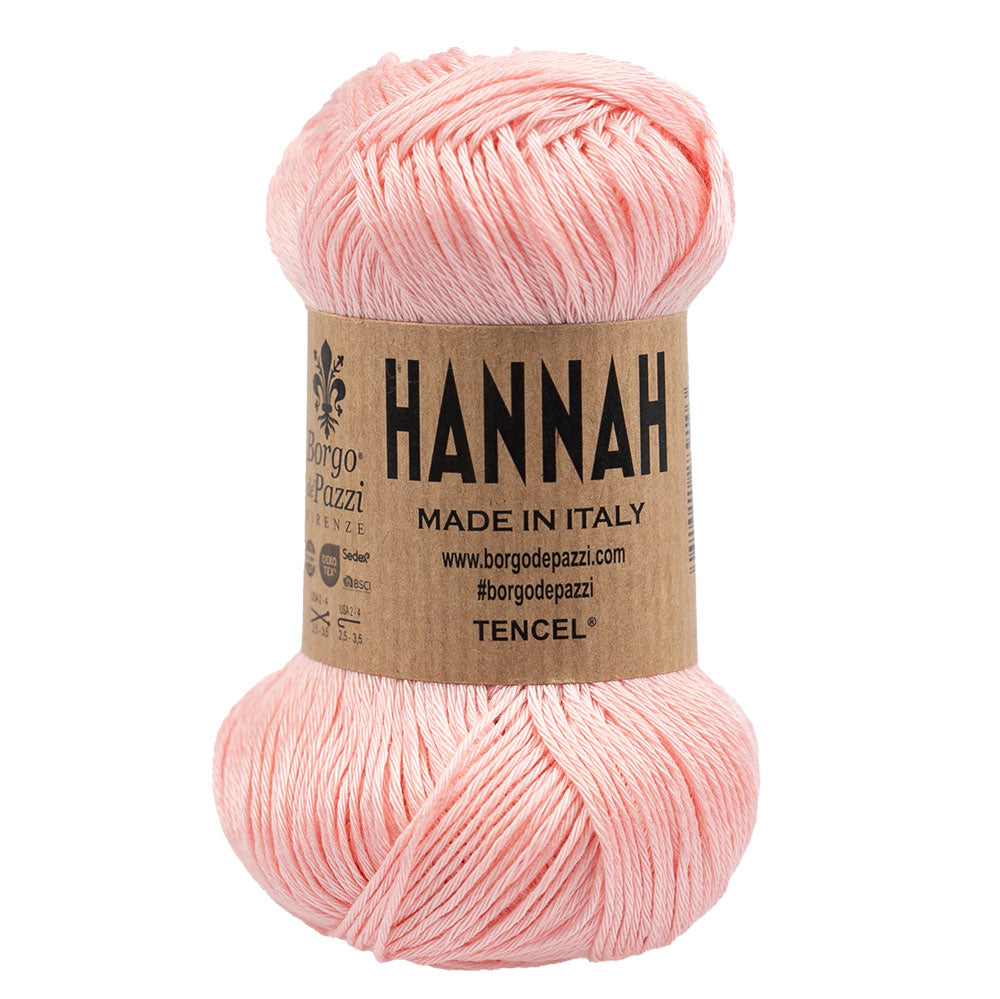 "Hannah" Filato Lyocell 100% ideale per Maglia e Uncinetto – 5 gomitoli da 50 grammi – Morbido, traspirante, fresco ed eco sostenibile