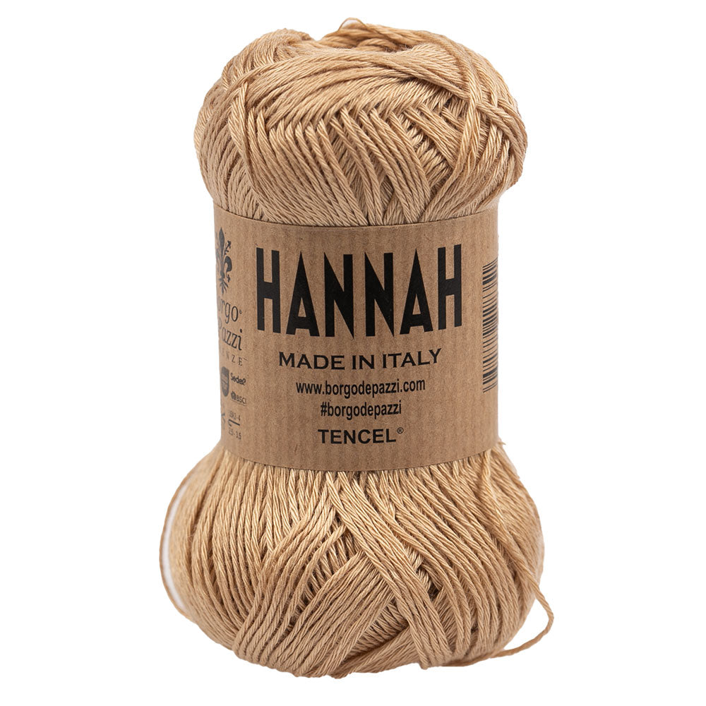 "Hannah" Filato Lyocell 100% ideale per Maglia e Uncinetto – 5 gomitoli da 50 grammi – Morbido, traspirante, fresco ed eco sostenibile