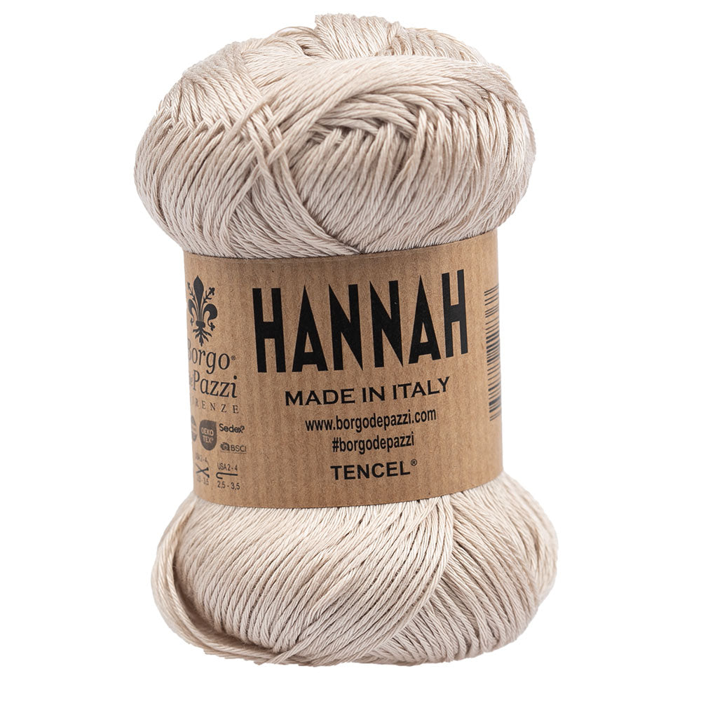 "Hannah" Filato Lyocell 100% ideale per Maglia e Uncinetto – 5 gomitoli da 50 grammi – Morbido, traspirante, fresco ed eco sostenibile