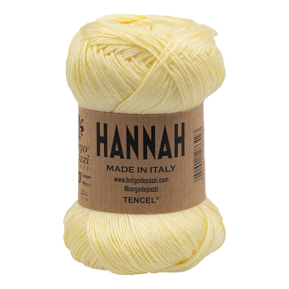 "Hannah" Filato Lyocell 100% ideale per Maglia e Uncinetto – 5 gomitoli da 50 grammi – Morbido, traspirante, fresco ed eco sostenibile