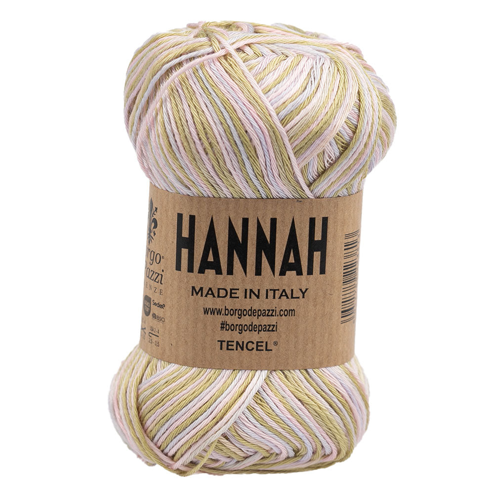 "Hannah" Filato Lyocell 100% ideale per Maglia e Uncinetto – 5 gomitoli da 50 grammi – Morbido, traspirante, fresco ed eco sostenibile