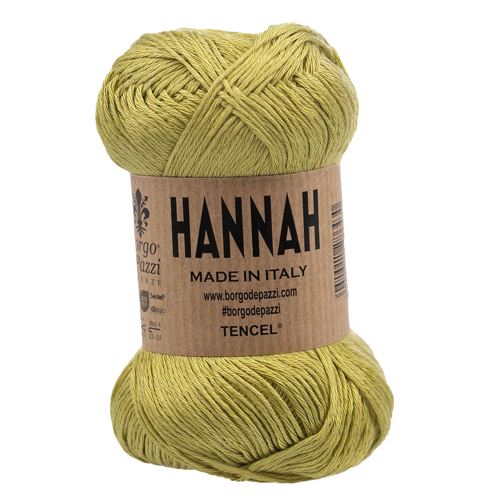 "Hannah" Filato Lyocell 100% ideale per Maglia e Uncinetto – 5 gomitoli da 50 grammi – Morbido, traspirante, fresco ed eco sostenibile