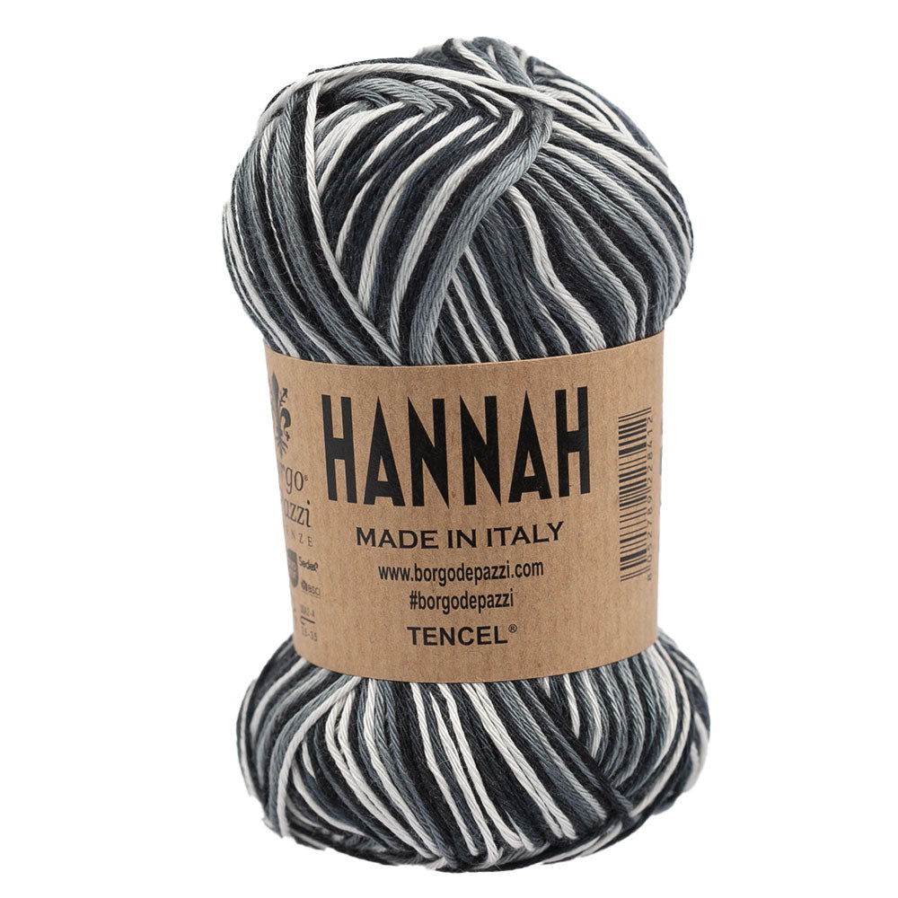"Hannah" Filato Lyocell 100% ideale per Maglia e Uncinetto – 5 gomitoli da 50 grammi – Morbido, traspirante, fresco ed eco sostenibile