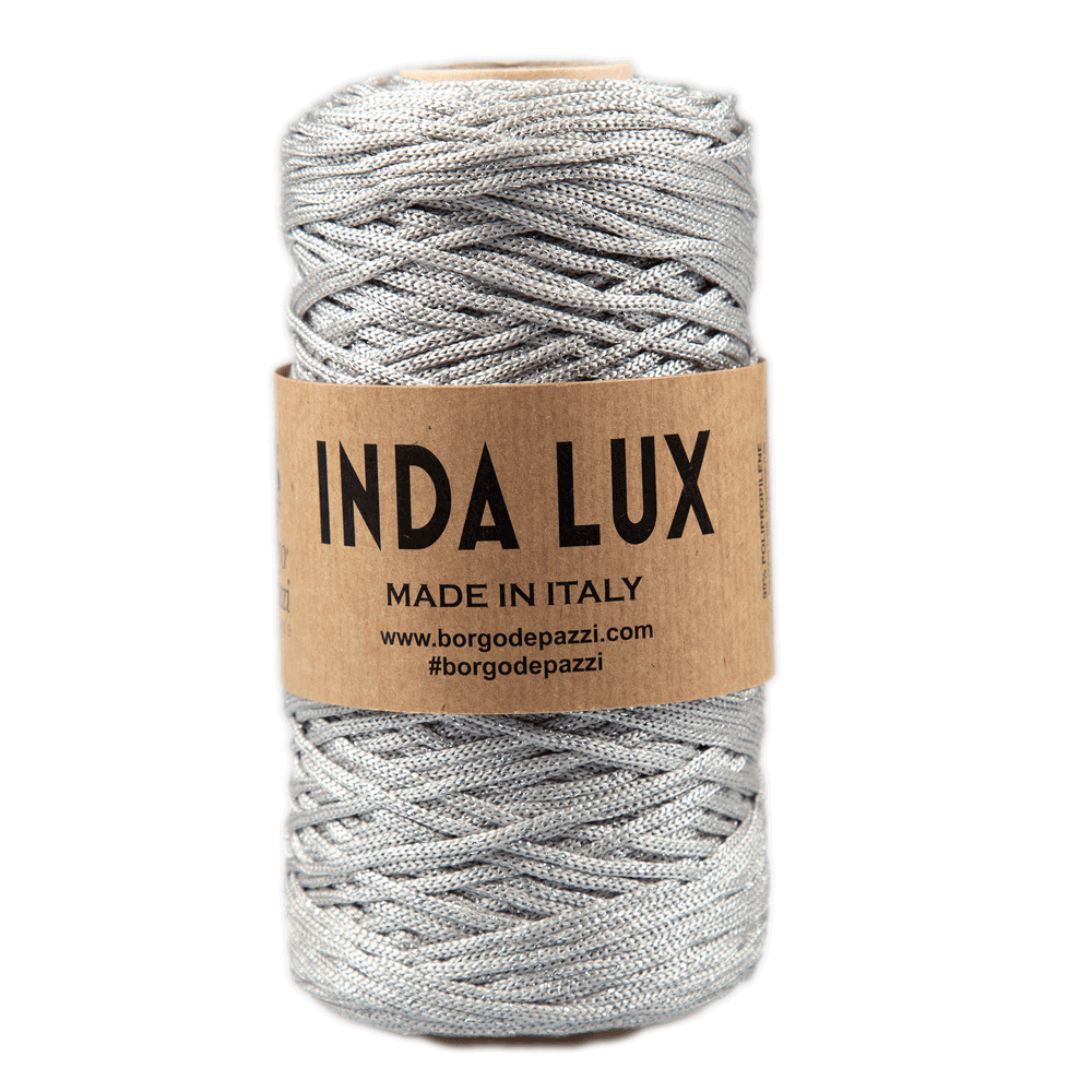 cordón de lurex plateado