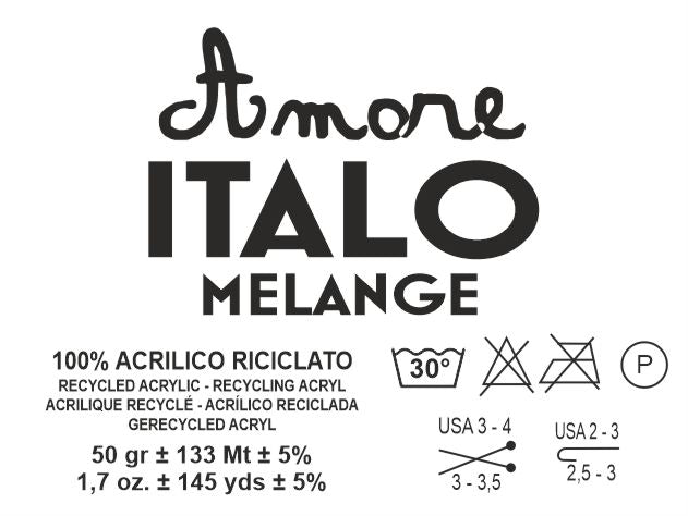 Italo melange, un acrilico ecosostenibile certificato GRS