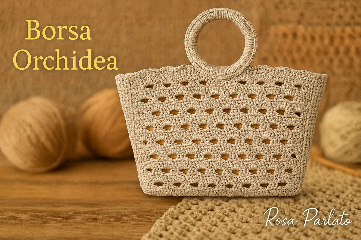 Kit borsa Orchidea di Rosa Parlato
