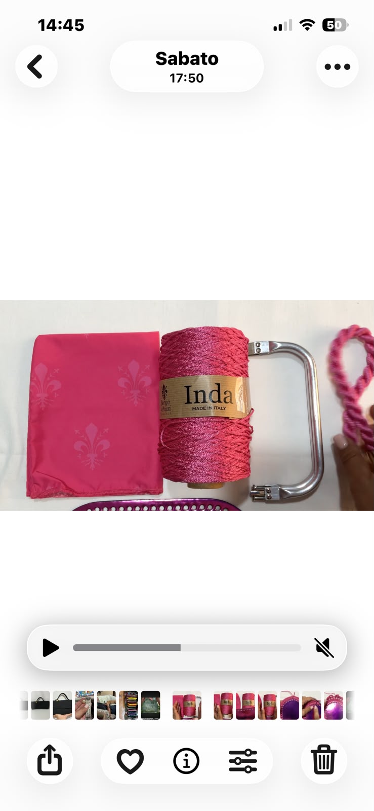 Kit clutch a rete di Tiziana Volpe