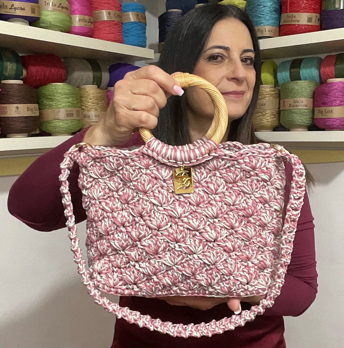 Kit borsa Ventaglio di Tiziana Volpe crochet