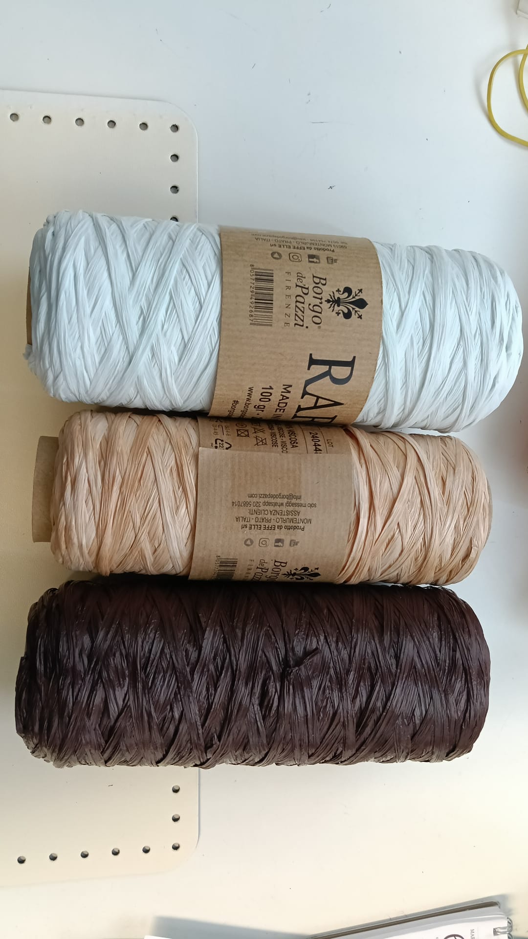 Kit rafia estiva di Tiziana Volpe crochet