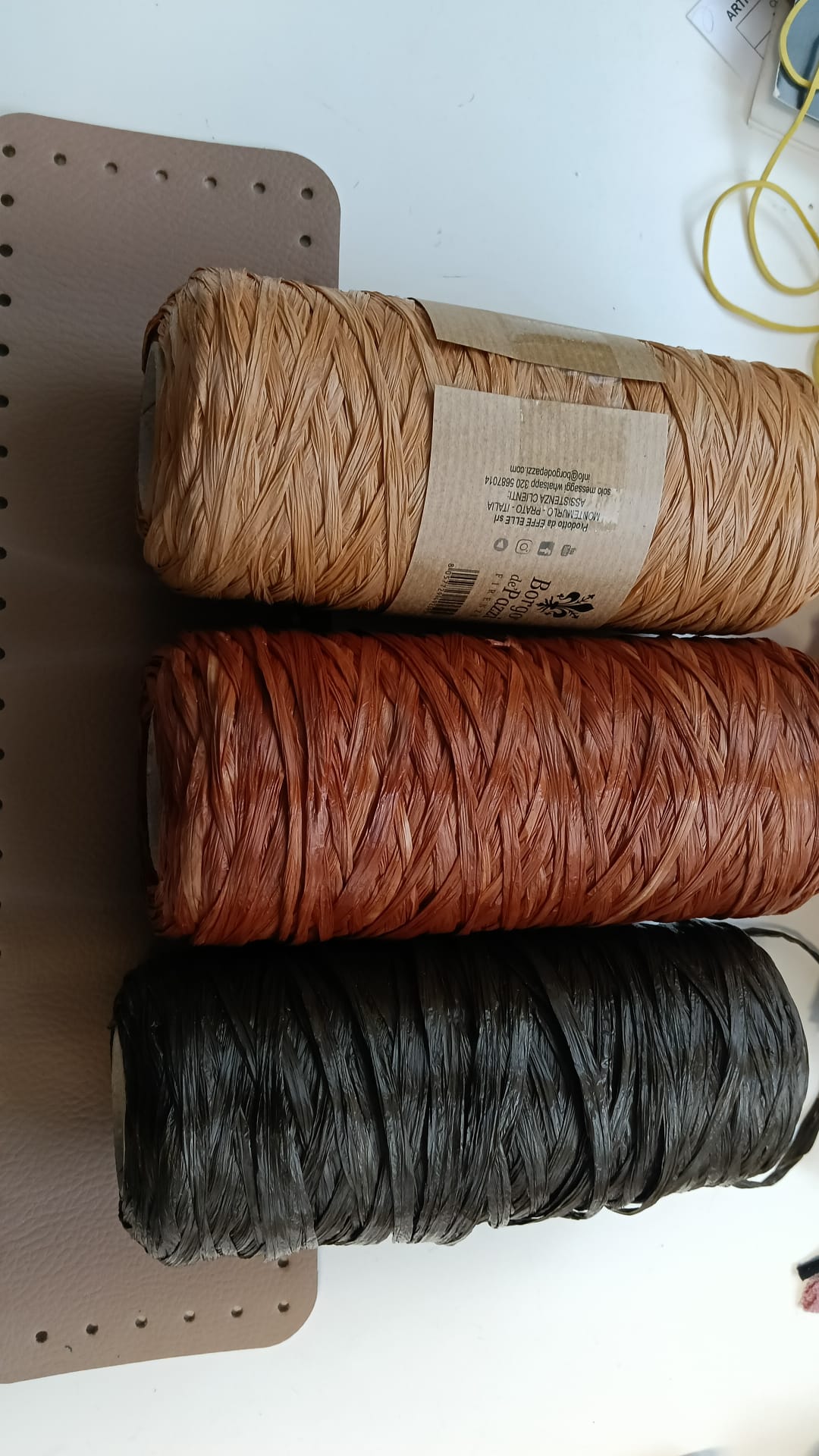 Kit rafia estiva di Tiziana Volpe crochet