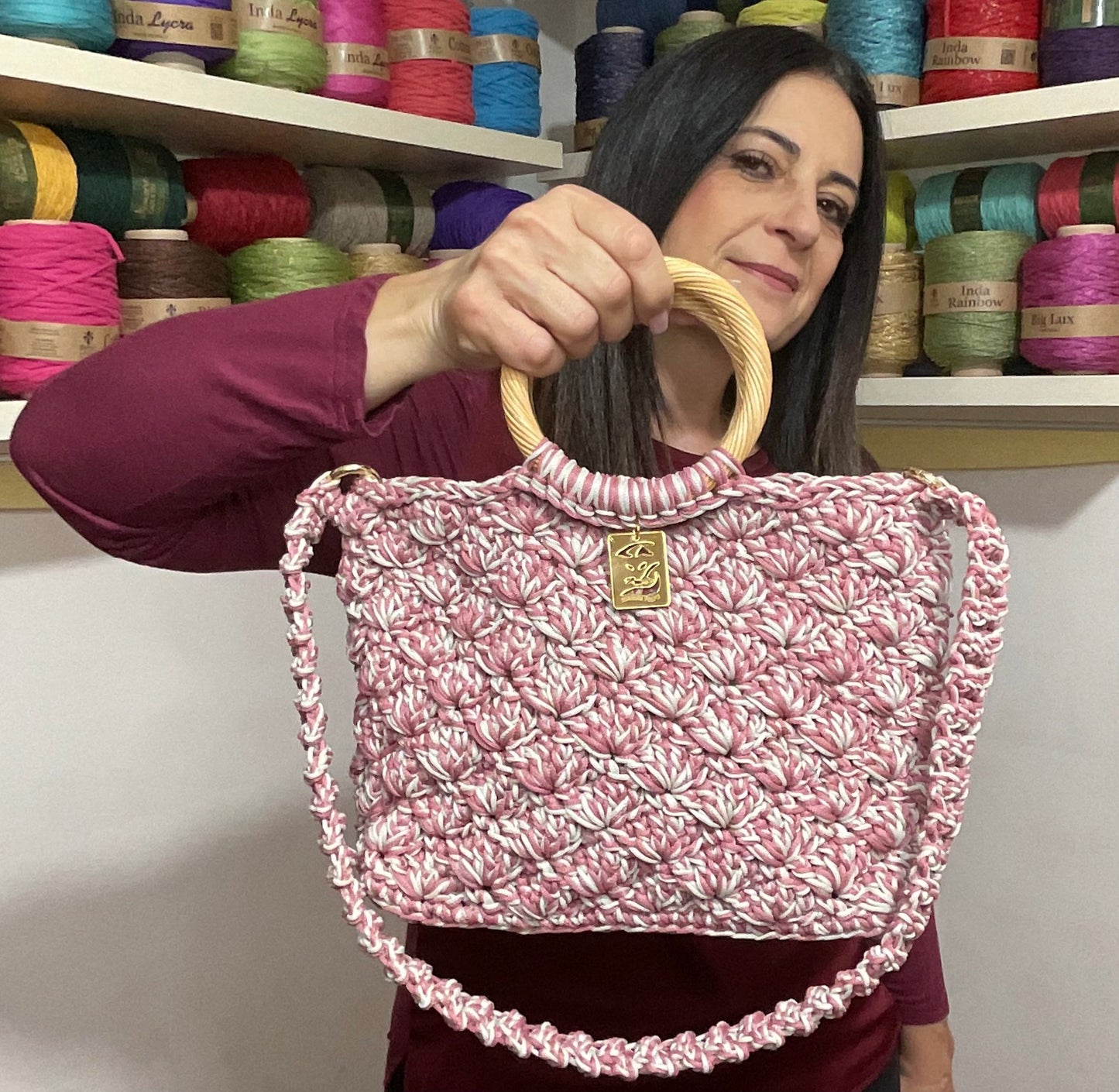 Kit borsa Ventaglio di Tiziana Volpe crochet