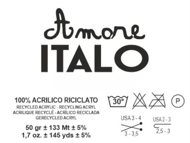 Italo gomitoli di acrilico da 50 grammi morbidissimi